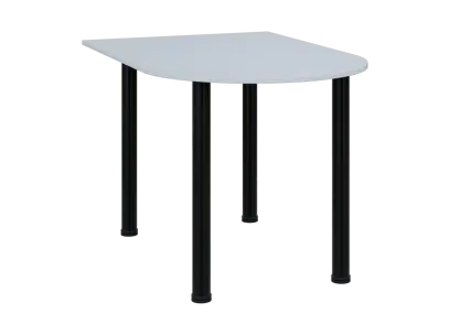 TJ 8 - 12 přístavba jednací, kovová podnož černá, síla desky 18 mm, široká 1200 mm, bílá