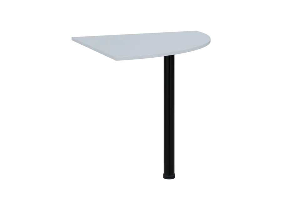 TS 8 - 8 deska spojovací, kovová podnož černá, síla desky 18 mm, široká 800 mm, bílá