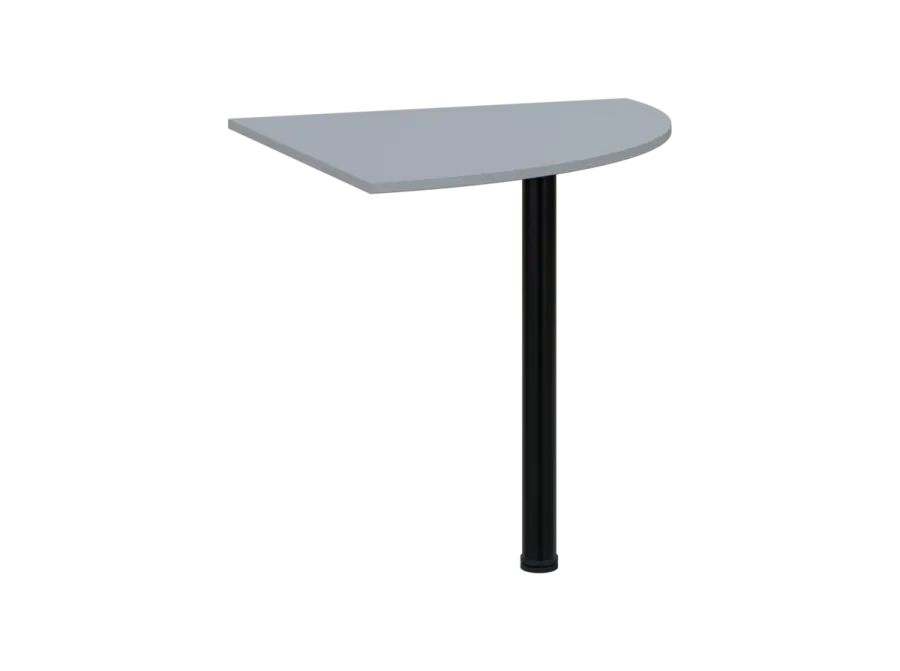 TS 8 - 8 deska spojovací, kovová podnož černá, síla desky 18 mm, široká 800 mm, šedá