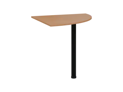 TS 8 - 8 deska spojovací, kovová podnož černá, síla desky 18 mm, široká 800 mm, buk royal