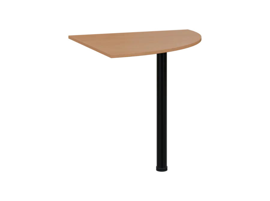 TS 8 - 8 deska spojovací, kovová podnož černá, síla desky 18 mm, široká 800 mm, buk royal