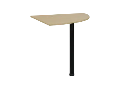 TS 8 - 8 deska spojovací, kovová podnož černá, síla desky 18 mm, široká 800 mm, javor horský