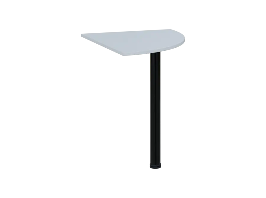 TS 6 - 8 deska spojovací, kovová podnož černá, síla desky 18 mm, široká 800 mm, bílá