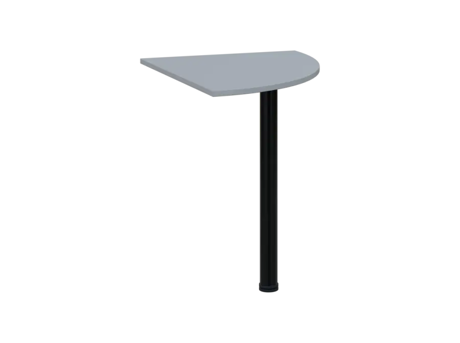 TS 6 - 8 deska spojovací, kovová podnož černá, síla desky 18 mm, široká 800 mm, šedá