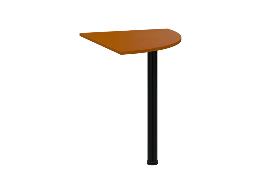 TS 6 - 8 deska spojovací, kovová podnož černá, síla desky 18 mm, široká 800 mm, třešeň šumavská