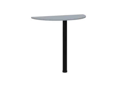 TJD - 80 přístavba jednací, kovová podnož černá, síla desky 18 mm, široká 800 mm, šedá