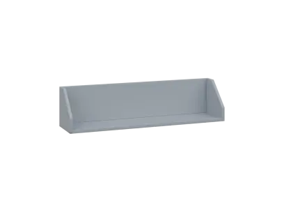 TPA - 100 police na zeď, 240x1000x240, šedá