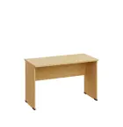 LP 26 - 12 stůl kancelářský, dřevěná podnož, deska 25 mm, široký 1200 mm, javor horský