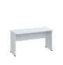 LP 26 - 14 stůl kancelářský, dřevěná podnož, deska 25 mm, široký 1400 mm, bílá