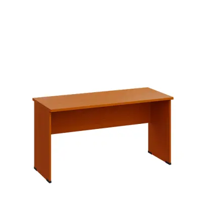 LP 26 - 14 stůl kancelářský, dřevěná podnož, deska 25 mm, široký 1400 mm, třešeň šumavská