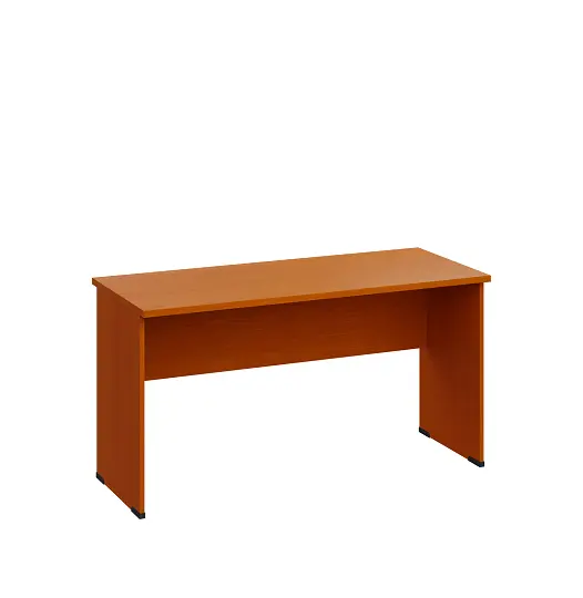 LP 26 - 14 stůl kancelářský, dřevěná podnož, deska 25 mm, široký 1400 mm, třešeň šumavská