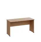 LP 26 - 14 stůl kancelářský, dřevěná podnož, deska 25 mm, široký 1400 mm, dub bardolino