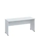 LP 26 - 16 stůl kancelářský, dřevěná podnož, deska 25 mm, široký 1600 mm, bílá