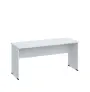 LP 26 - 16 stůl kancelářský, dřevěná podnož, deska 25 mm, široký 1600 mm, bílá