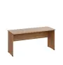 LP 26 - 16 stůl kancelářský, dřevěná podnož, deska 25 mm, široký 1600 mm, dub bardolino
