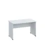 LP 27 - 12 stůl kancelářský, dřevěná podnož, deska 25 mm, široký 1200 mm, bílá