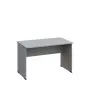 LP 27 - 12 stůl kancelářský, dřevěná podnož, deska 25 mm, široký 1200 mm, šedá
