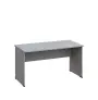LP 27 - 14 stůl kancelářský, dřevěná podnož, deska 25 mm, široký 1400 mm, šedá