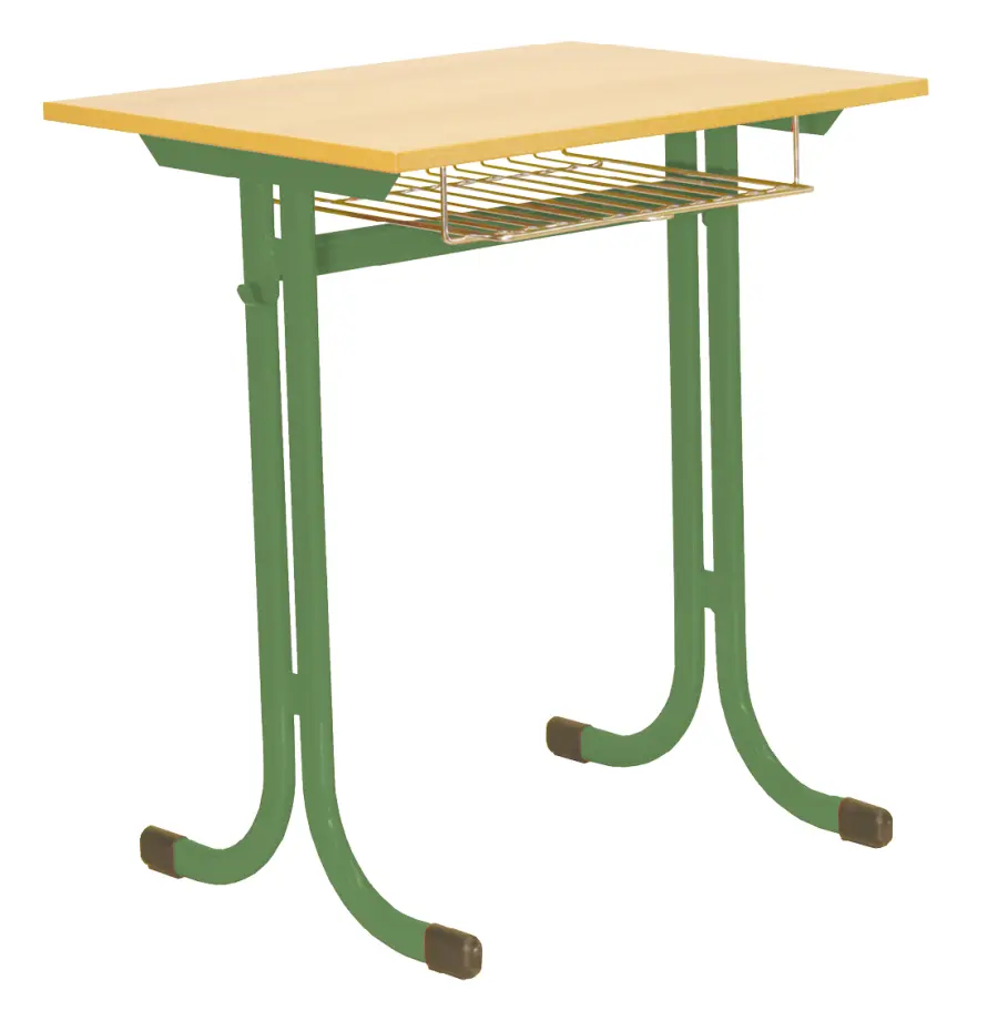 KRISTIÁN 1, lavice 1-místná, pevná, velikost 7, koš RAL 6029 - zelená