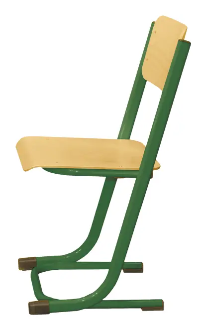 VOJTĚCH židle pevná, velikost 6 RAL 6029 - zelená