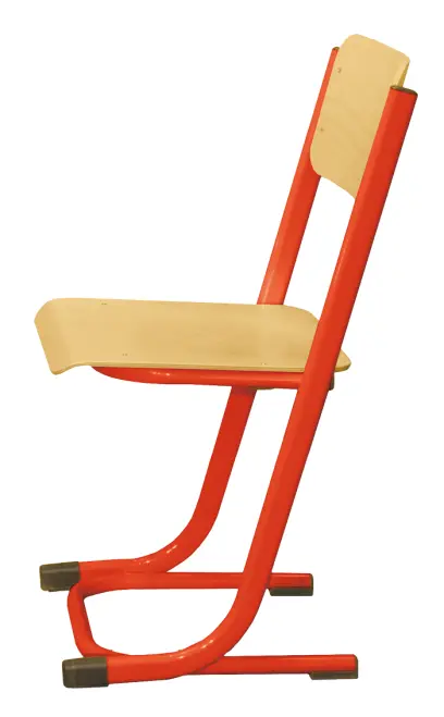 VOJTĚCH židle pevná, velikost 7 RAL 3002 - červená