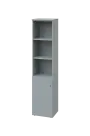 EN 5 - 4DN3  skříň 1-dveřová/otevřená, úzká, levá lamino - šedá