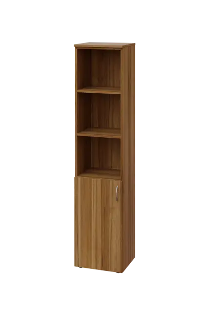 EN 5 - 4DN3  skříň 1-dveřová/otevřená, úzká, levá lamino - ořech světlý