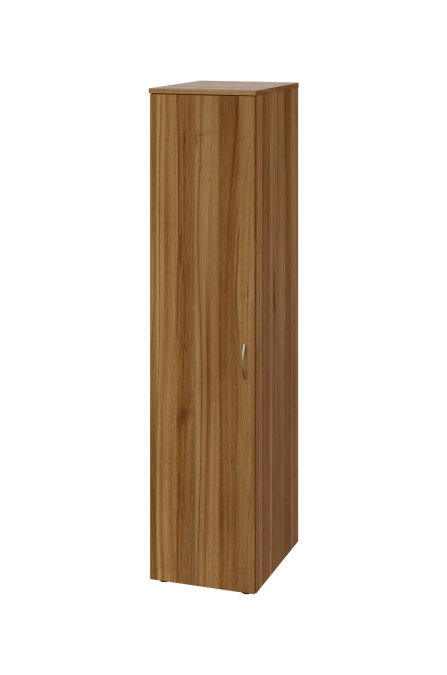 EST 5 - 42 skříň 1-dveřová, úzká,tyč, levá lamino - ořech světlý