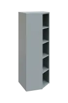 EV 5 - 7 skříň rohová, vnitřní, úzká lamino - šedá, provedení pravé