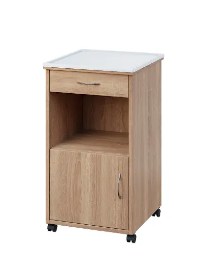 NSL - 17 PV stolek noční k lůžku, levostranný, lamino - dub bardolino