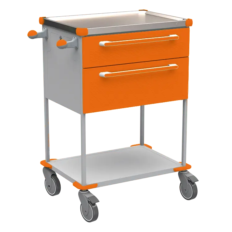 ASSIST 193 vozík zdravotnický, plast ABS, oranžová