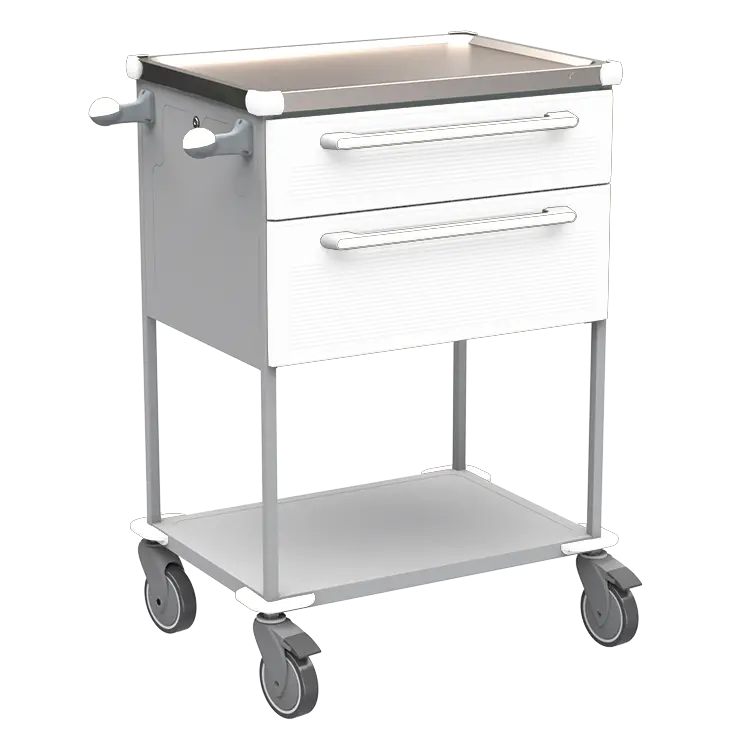 ASSIST 193 vozík zdravotnický, plast ABS, bílá