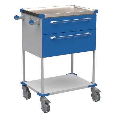 ASSIST 193 vozík zdravotnický, plast ABS, modrá