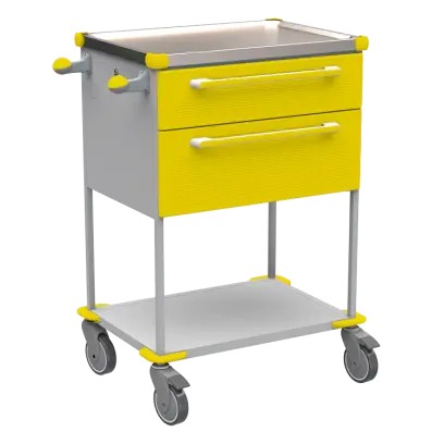 ASSIST 193 vozík zdravotnický, plast ABS, žlutá