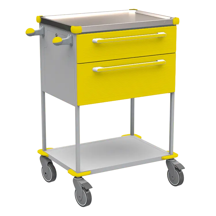 ASSIST 193 vozík zdravotnický, plast ABS, žlutá