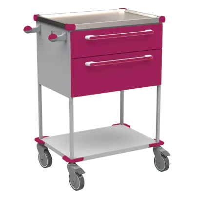 ASSIST 193 vozík zdravotnický, plast ABS, fialová