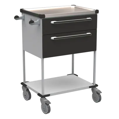 ASSIST 193 vozík zdravotnický, plast ABS, černá