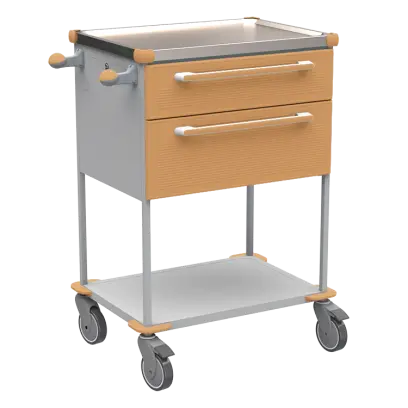 ASSIST 193 vozík zdravotnický, plast ABS, hnědobéžová