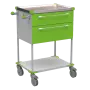 ASSIST 193 vozík zdravotnický, plast ABS, zelená