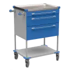 ASSIST 195 vozík zdravotnický, plast ABS, modrá