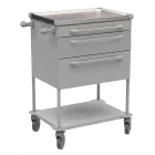 ASSIST 195 vozík zdravotnický, plast ABS, šedá