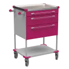 ASSIST 195 vozík zdravotnický, plast ABS, fialová