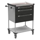 ASSIST 195 vozík zdravotnický, plast ABS, černá