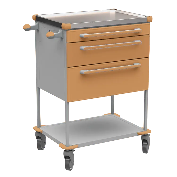 ASSIST 195 vozík zdravotnický, plast ABS, hnědobéžová