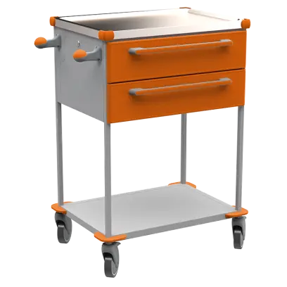 ASSIST 192 vozík zdravotnický, plast ABS, oranžová