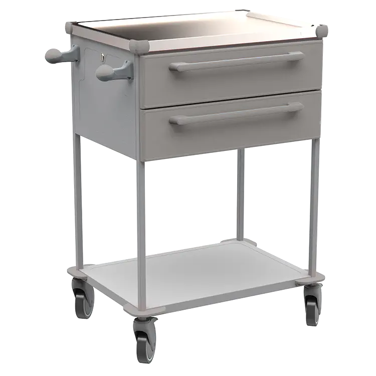 ASSIST 192 vozík zdravotnický, plast ABS, šedá