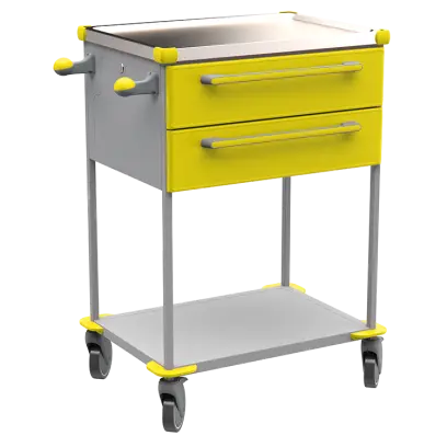 ASSIST 192 vozík zdravotnický, plast ABS, žlutá