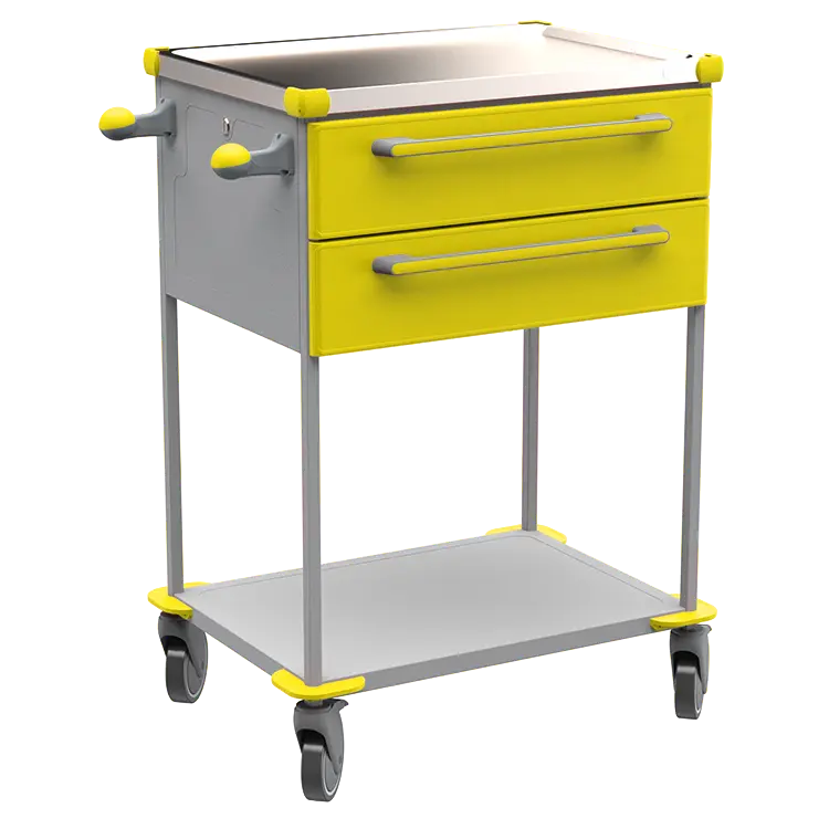 ASSIST 192 vozík zdravotnický, plast ABS, žlutá