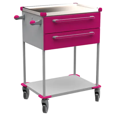 ASSIST 192 vozík zdravotnický, plast ABS, fialová