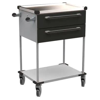 ASSIST 192 vozík zdravotnický, plast ABS, černá